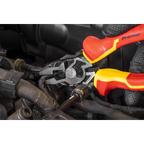 High Leverage Combination Pliers 175mm - VDE Approved AK83454