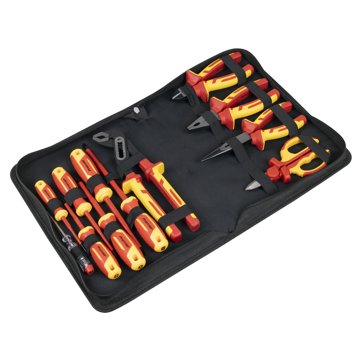 Screwdriver, Pliers & Scissor Set 12pc - VDE Approved AK83463