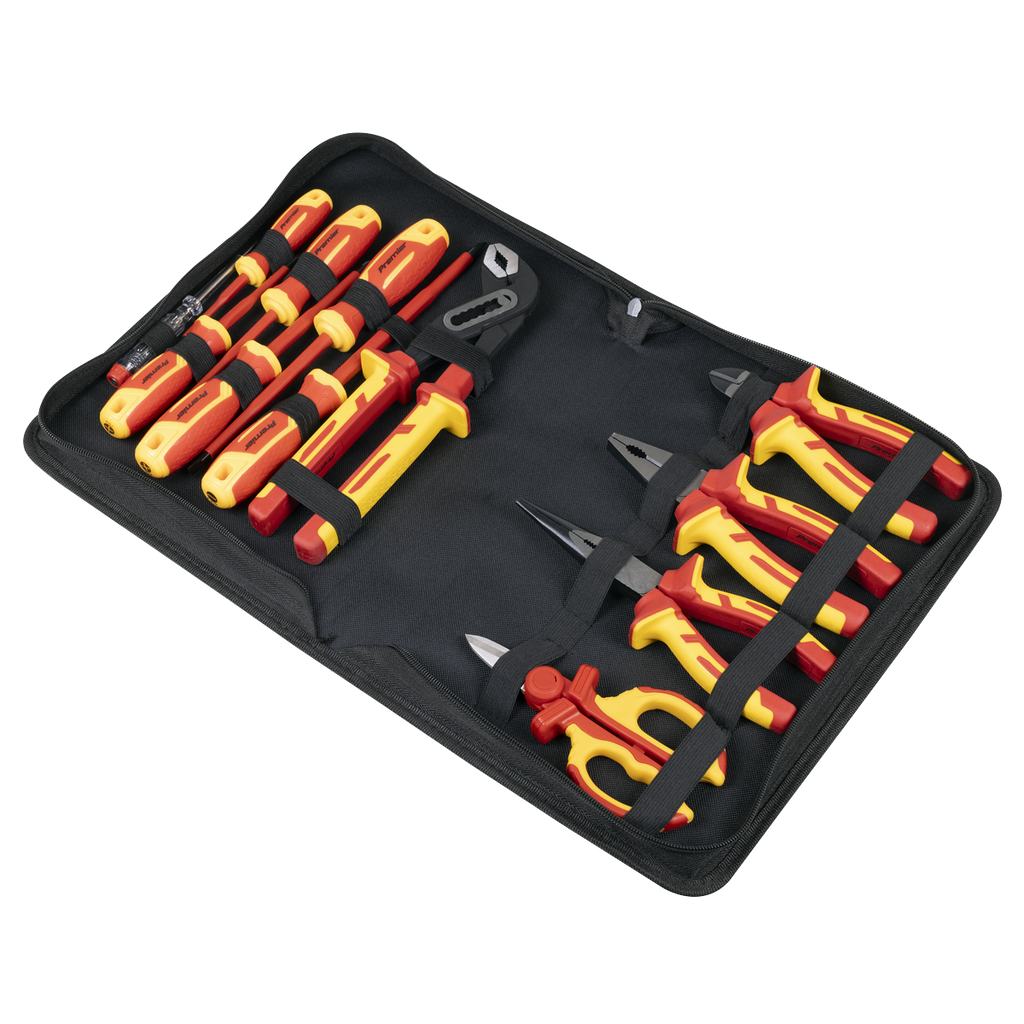 Screwdriver, Pliers & Scissor Set 12pc - VDE Approved AK83463