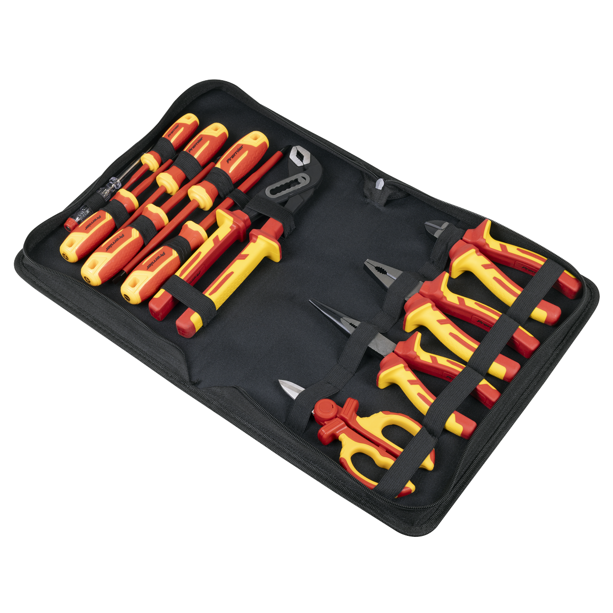 Screwdriver, Pliers & Scissor Set 12pc - VDE Approved AK83463