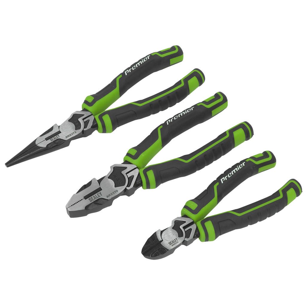 High Leverage Pliers Set 3pc - Green AK8376HV