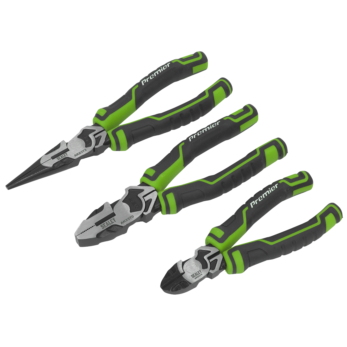 High Leverage Pliers Set 3pc - Green AK8376HV