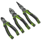 High Leverage Pliers Set 3pc - Green AK8376HV