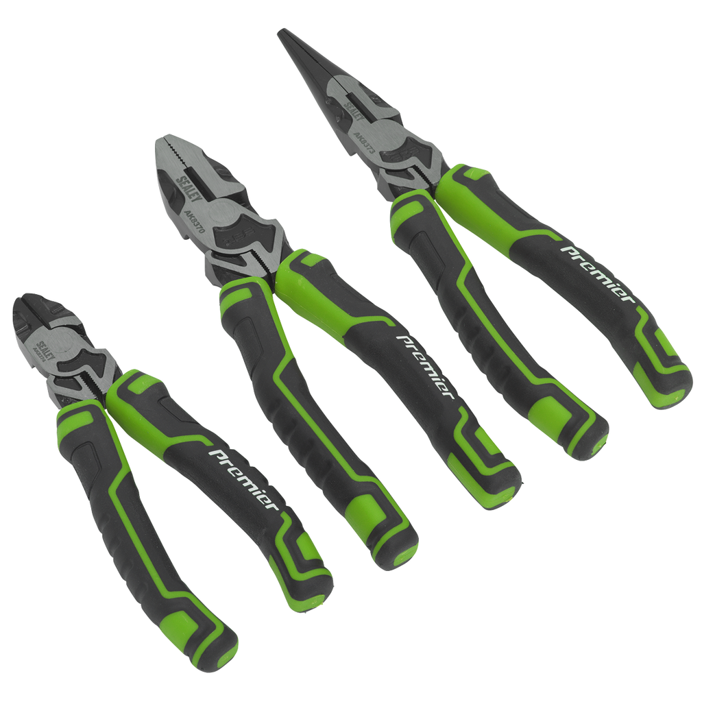 High Leverage Pliers Set 3pc - Green AK8376HV