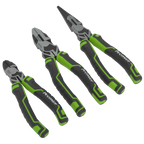 High Leverage Pliers Set 3pc - Green AK8376HV