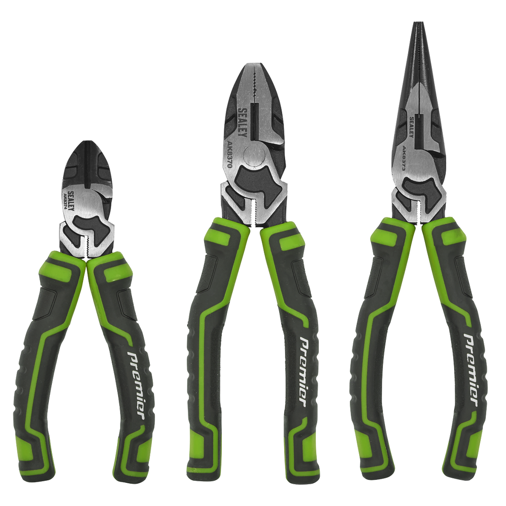 High Leverage Pliers Set 3pc - Green AK8376HV