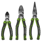 High Leverage Pliers Set 3pc - Green AK8376HV