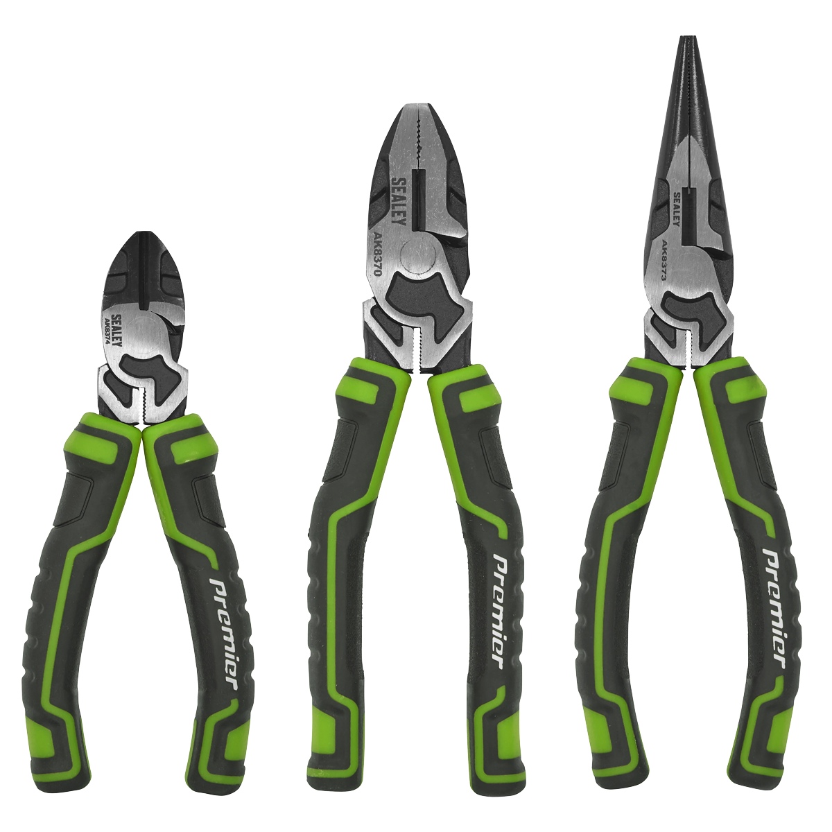 High Leverage Pliers Set 3pc - Green AK8376HV