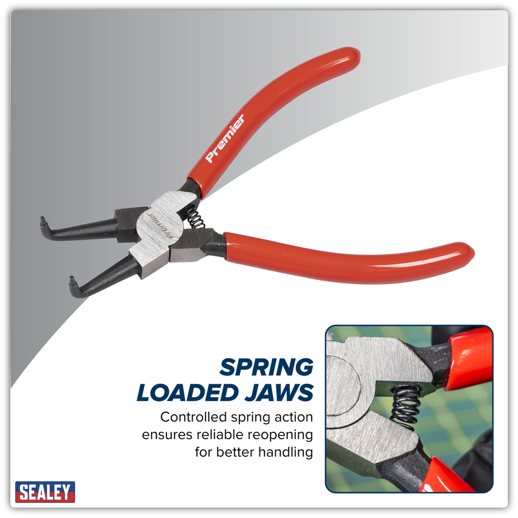 Circlip Pliers Internal Bent Nose 140mm AK84533