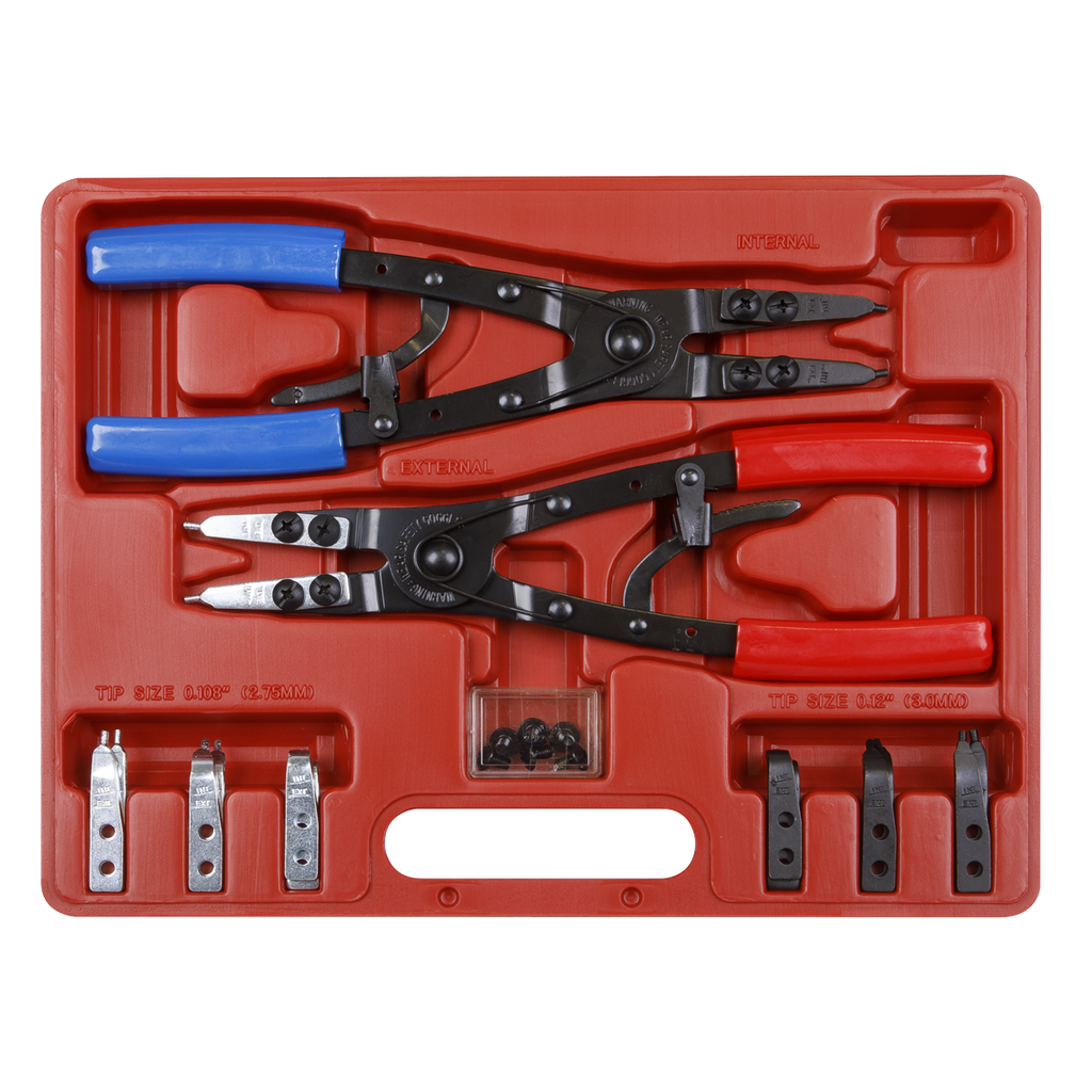 Heavy-Duty Circlip Pliers Set Internal/External 265mm AK8500