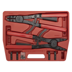 Heavy-Duty Circlip Pliers Set Internal/External 400mm AK8501