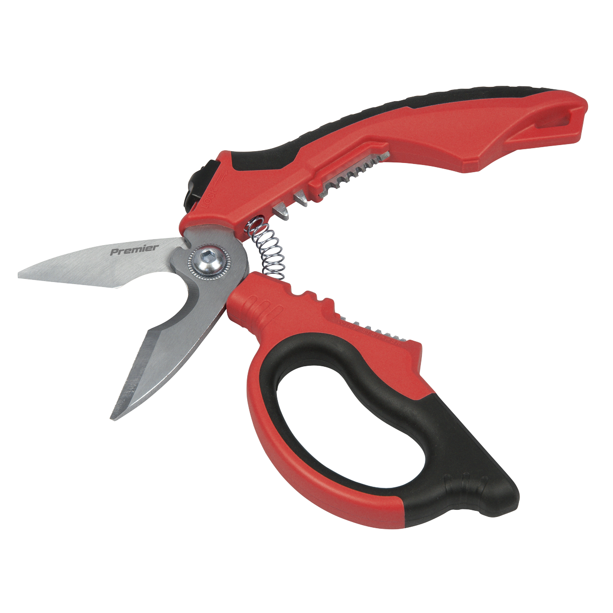 Heavy-Duty 3-In-1 Electrician's Angled Shears 200mm AK8527