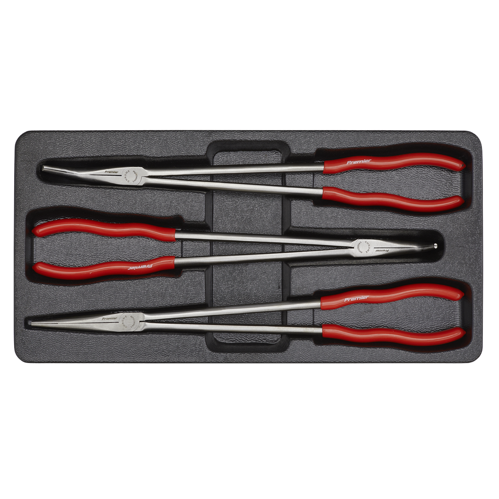 Extra-Long Needle Nose Pliers Set 400mm 3pc AK8576