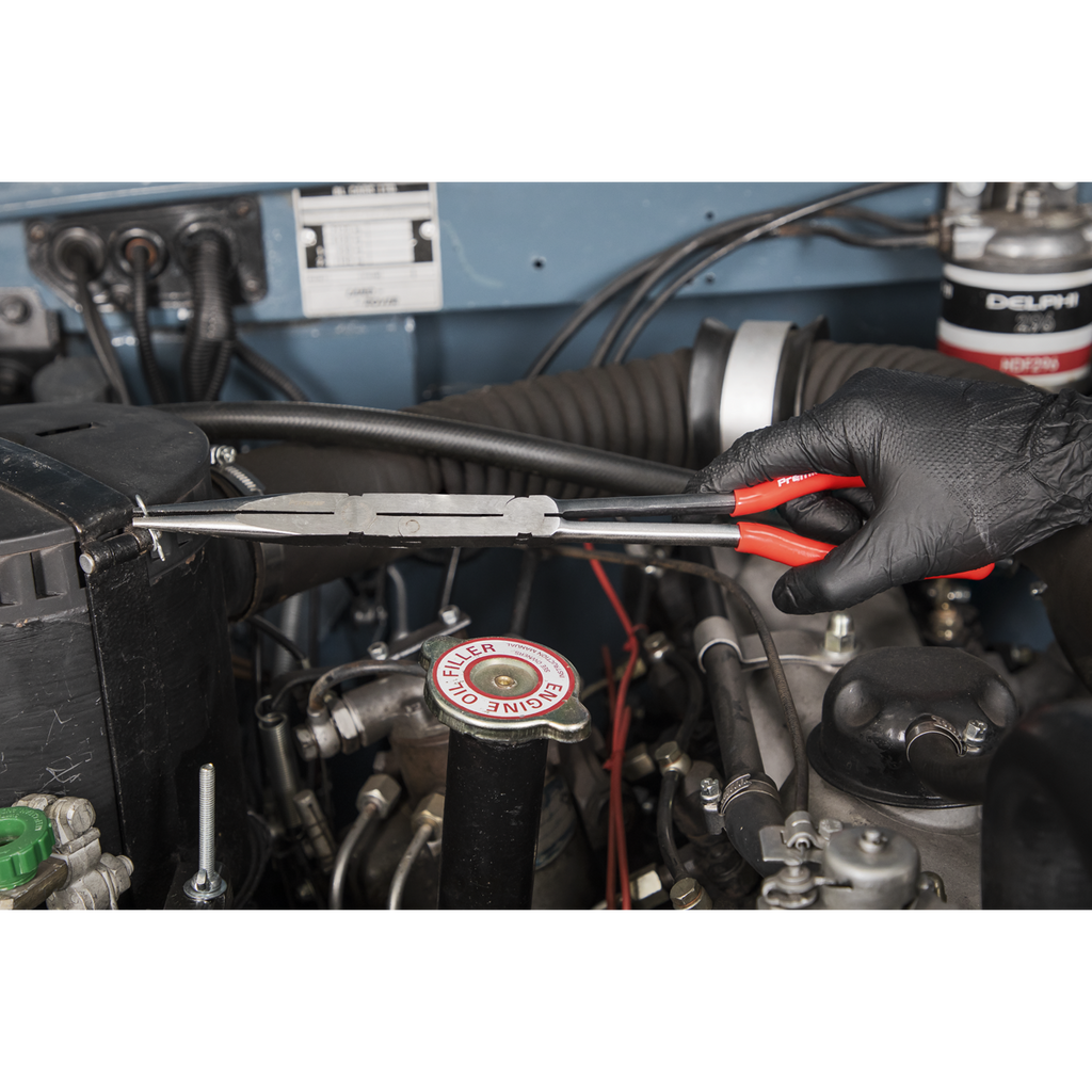 Needle Nose 45° Double Joint Pliers 335mm AK8591