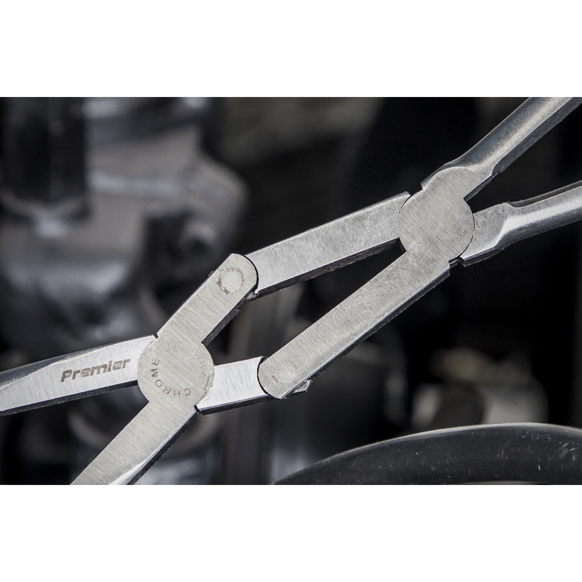 Needle Nose 45° Long Reach Double Joint Pliers 335mm AK8592