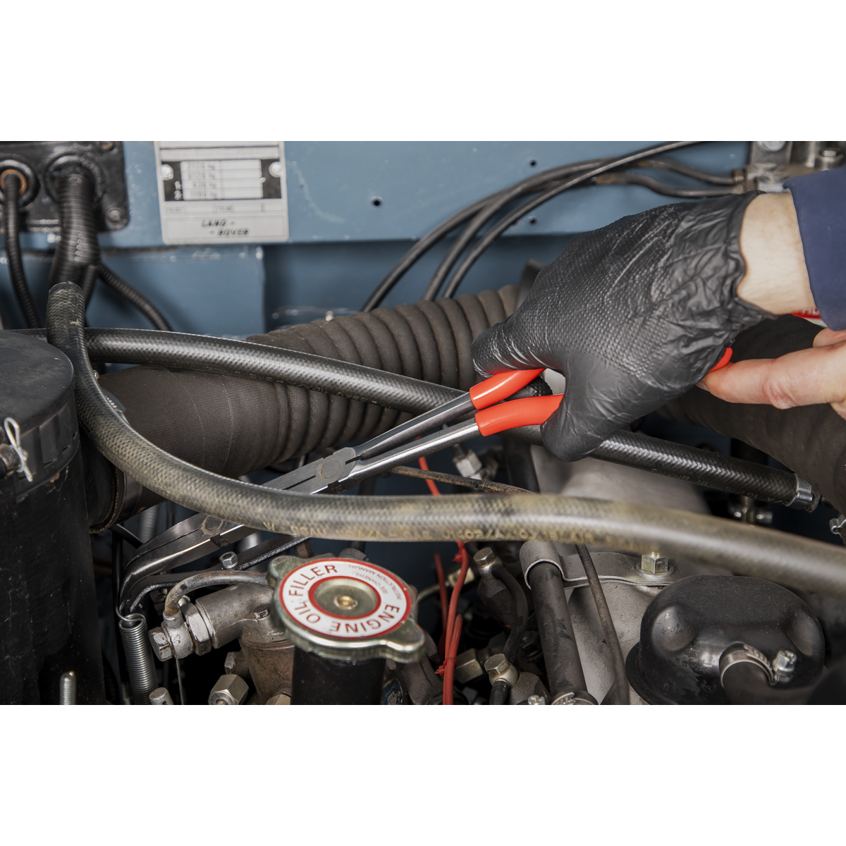 Needle Nose 45° Long Reach Double Joint Pliers 335mm AK8592