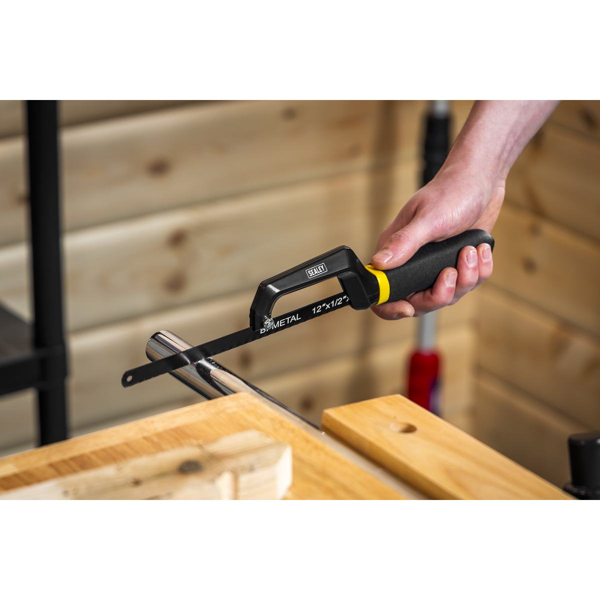 Mini Hacksaw with Bi-Metal Blade AK8695