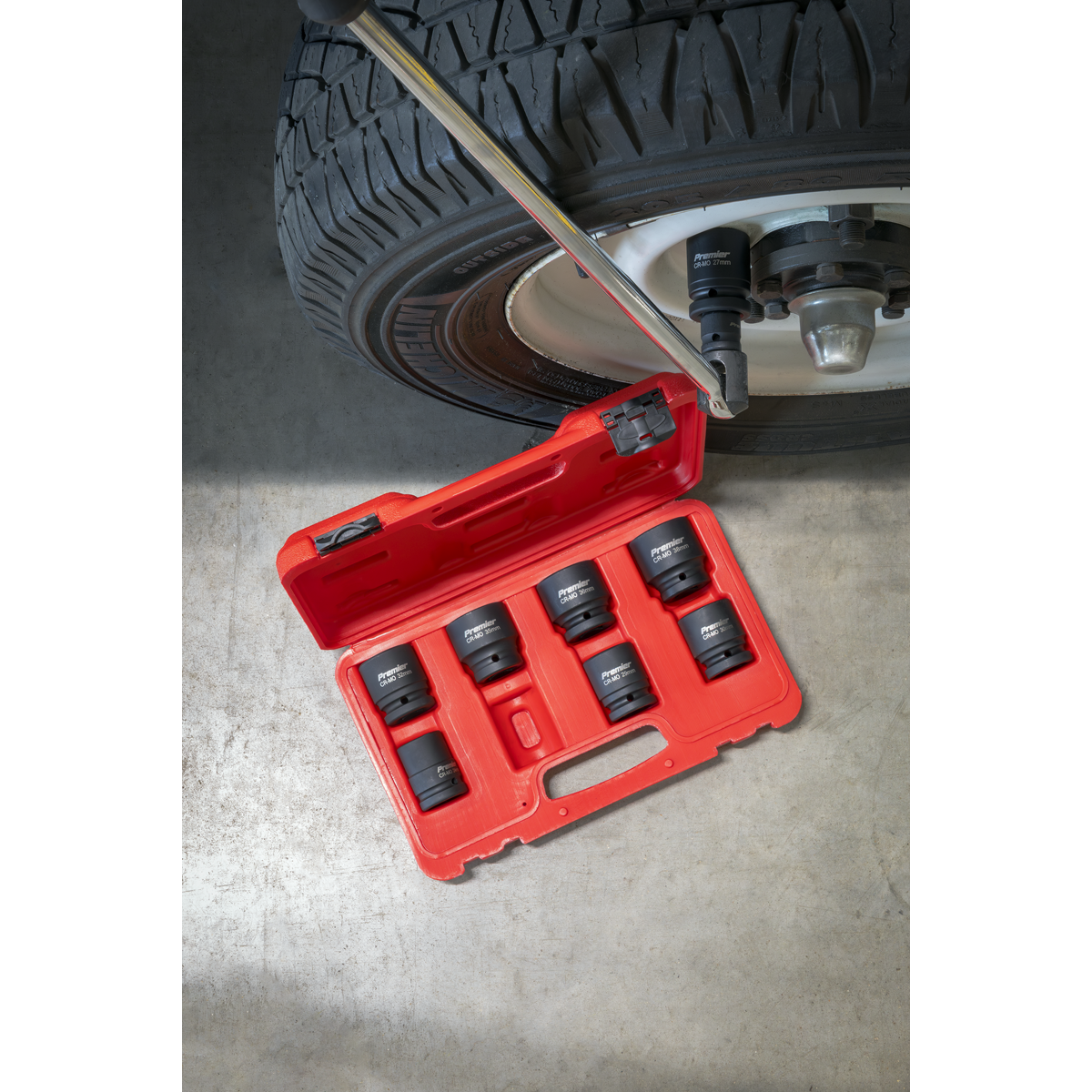 Impact Socket Set 3/4"Sq Drive 8pc AK886