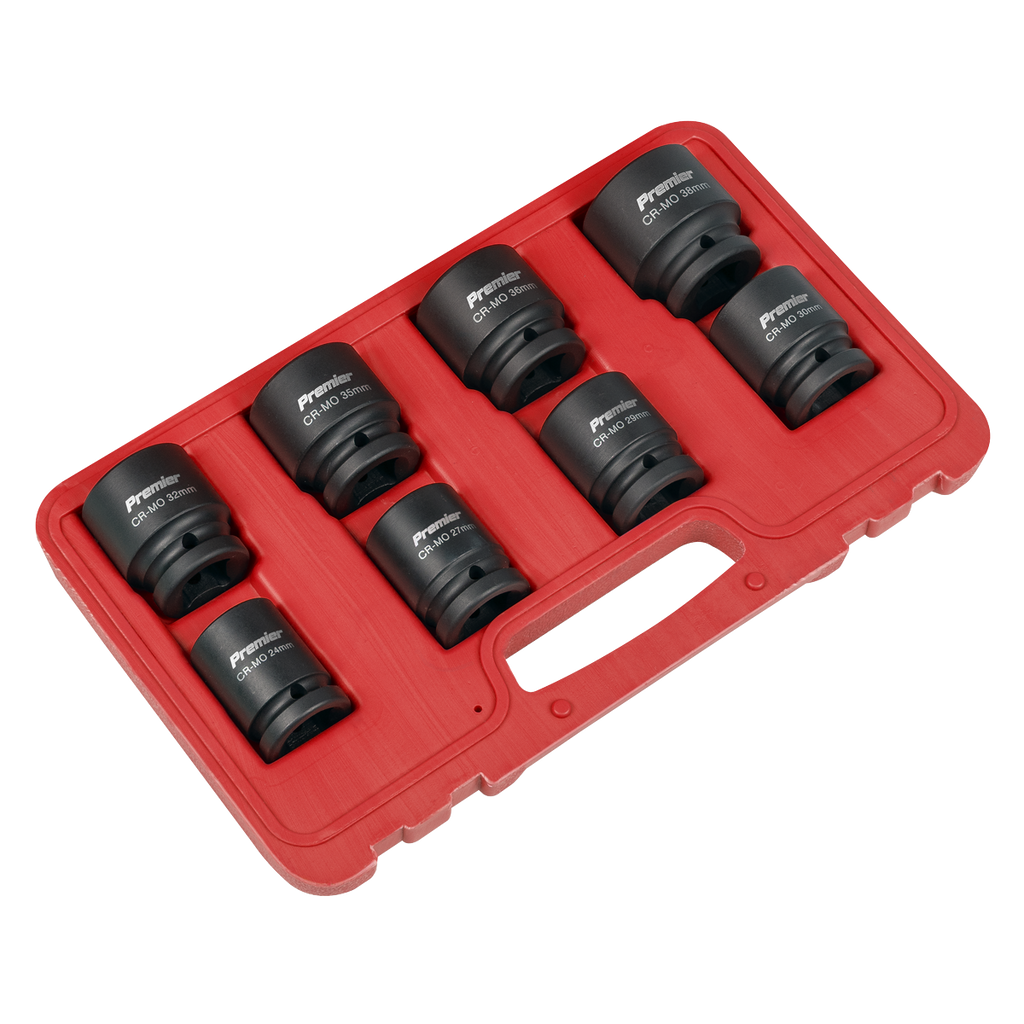 Impact Socket Set 3/4"Sq Drive 8pc AK886