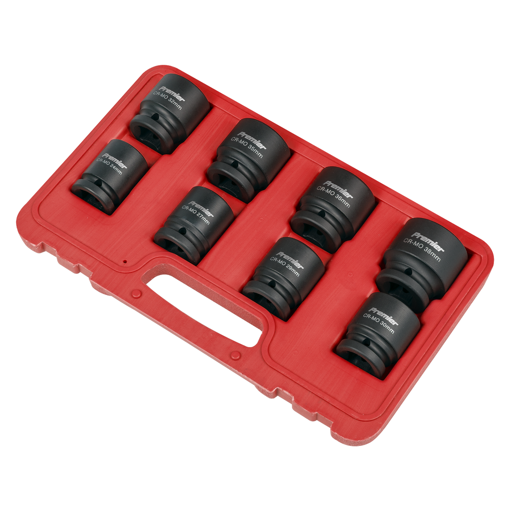 Impact Socket Set 3/4"Sq Drive 8pc AK886