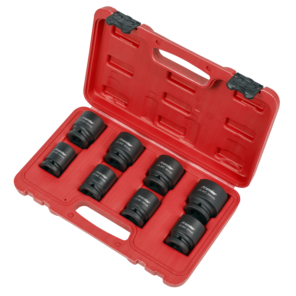 Impact Socket Set 3/4"Sq Drive 8pc AK886