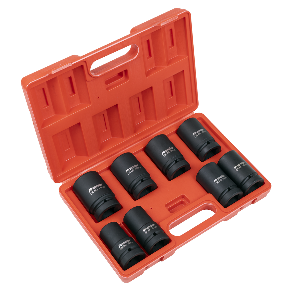 Deep Impact Socket Set 1"Sq Drive 8pc AK888M
