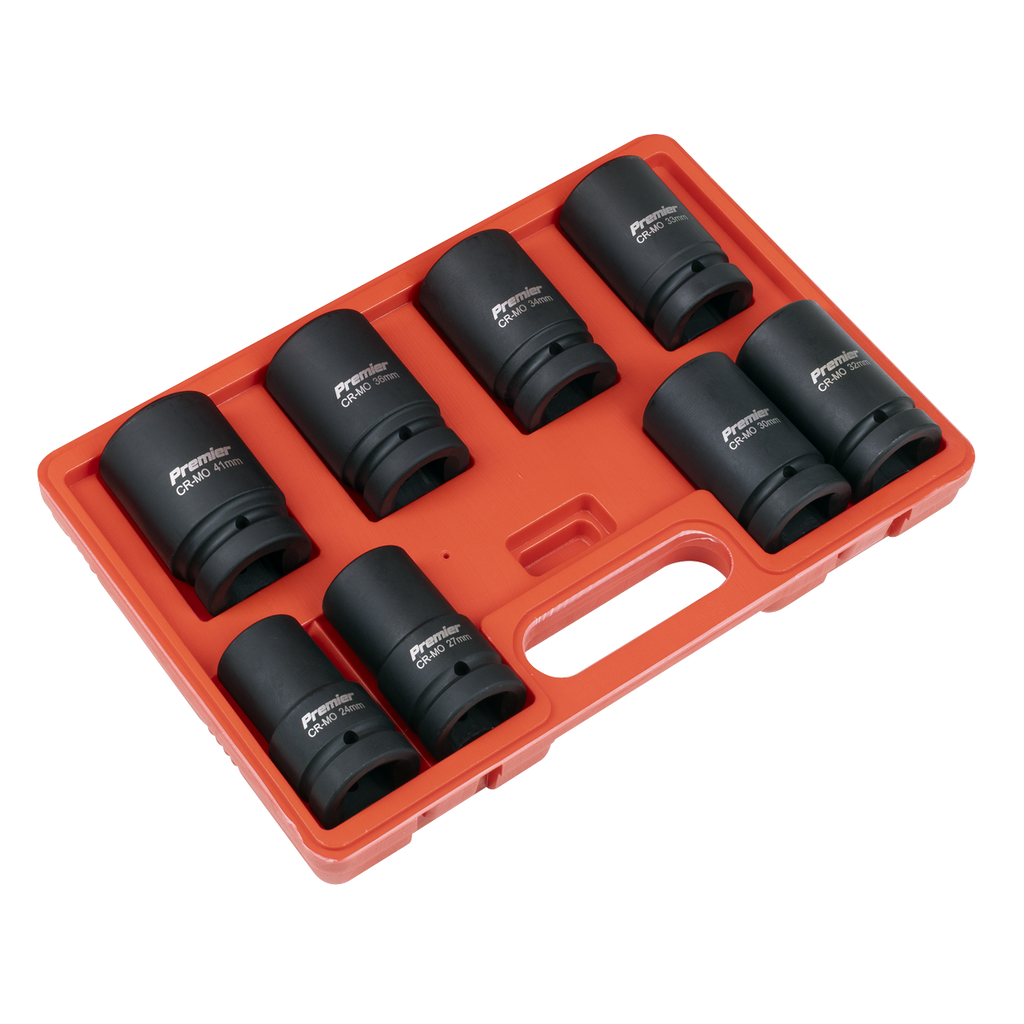 Deep Impact Socket Set 1"Sq Drive 8pc AK888M