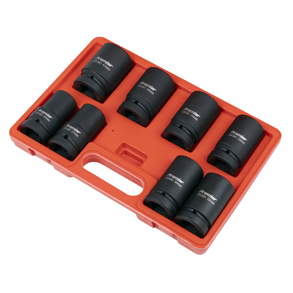 Deep Impact Socket Set 1"Sq Drive 8pc AK888M