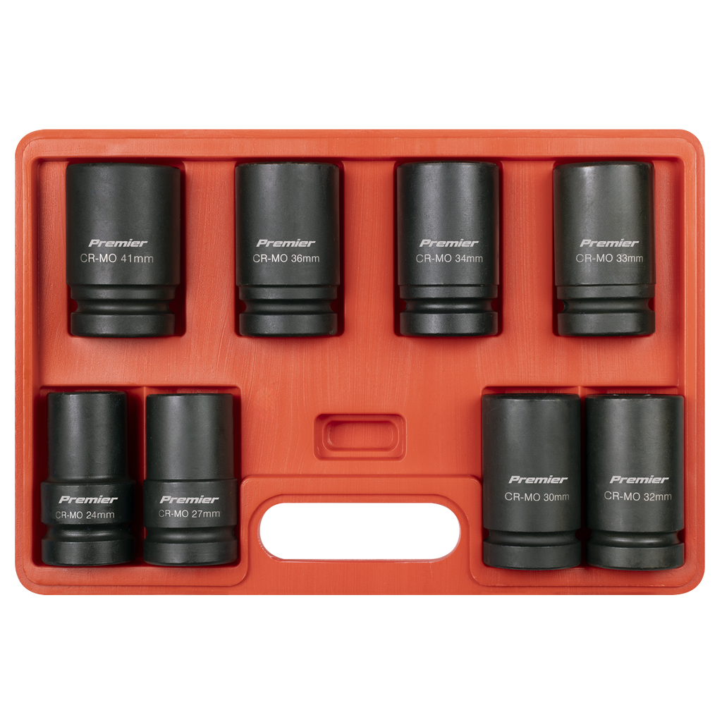 Deep Impact Socket Set 1"Sq Drive 8pc AK888M