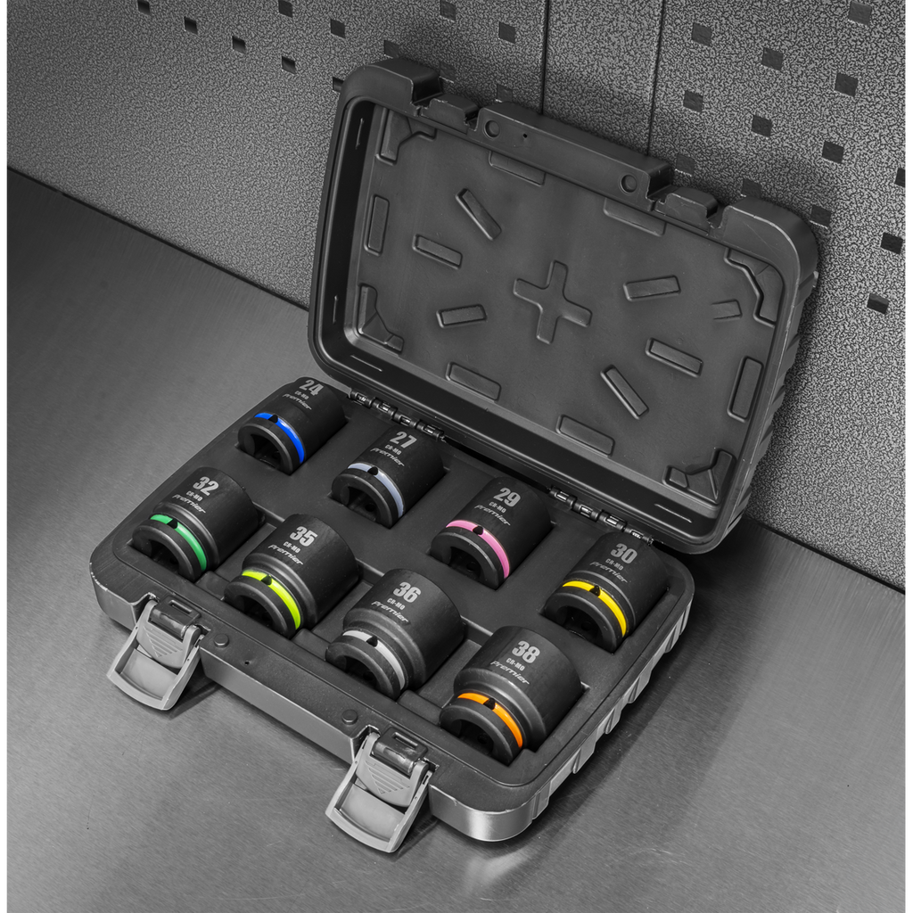 Impact Socket Set 3/4"Sq Drive 8pc AK8890M