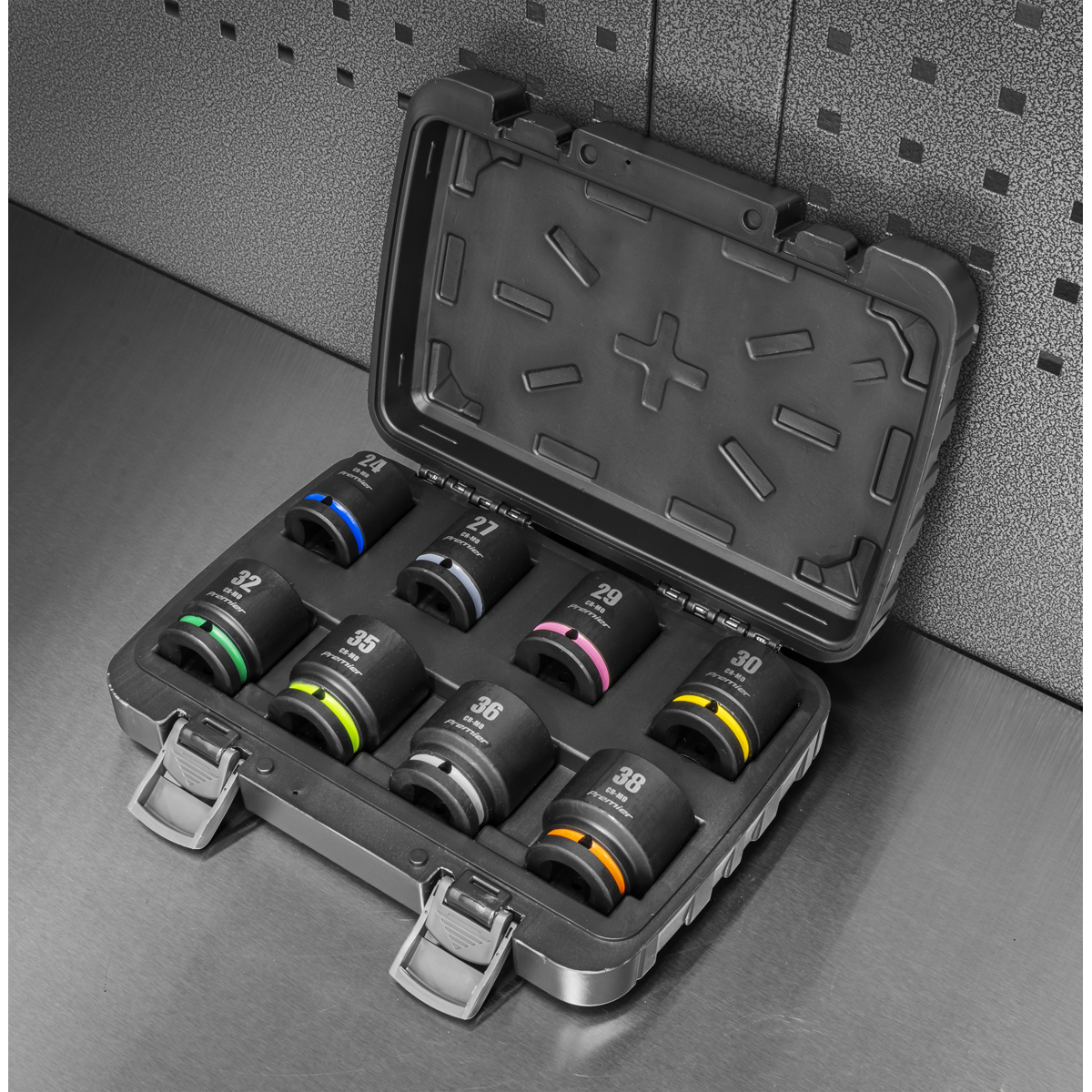 Impact Socket Set 3/4"Sq Drive 8pc AK8890M