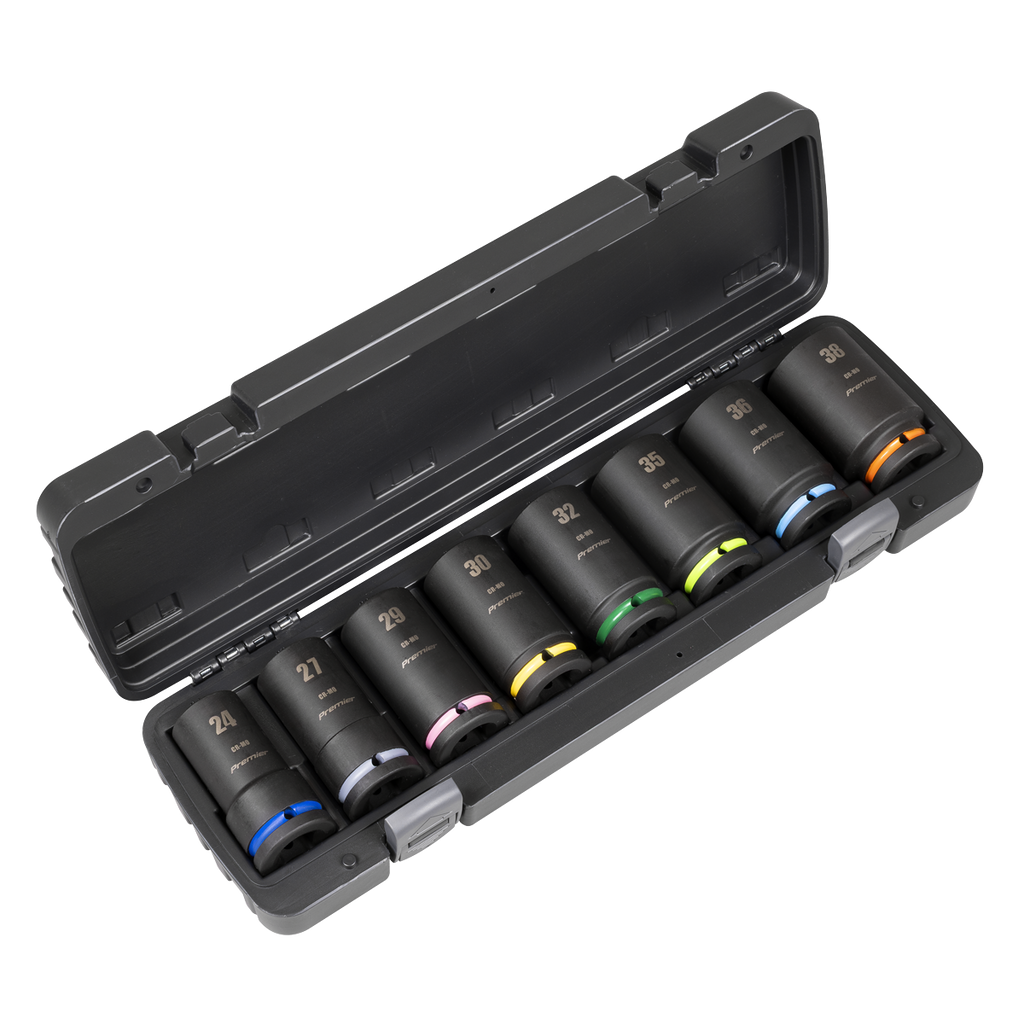Deep Impact Socket Set 3/4"Sq Drive 8pc AK8891M