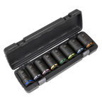 Deep Impact Socket Set 3/4"Sq Drive 8pc AK8891M