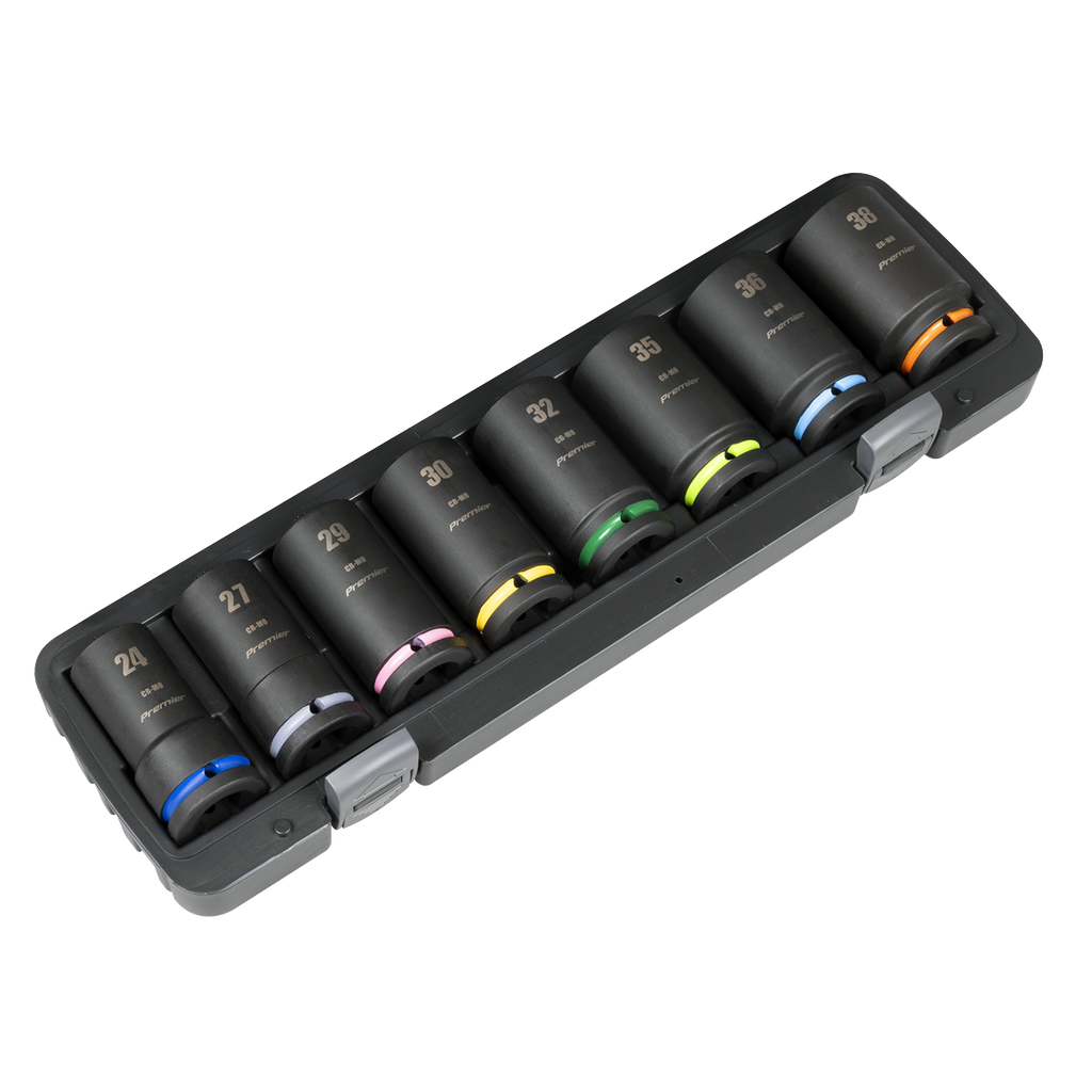 Deep Impact Socket Set 3/4"Sq Drive 8pc AK8891M