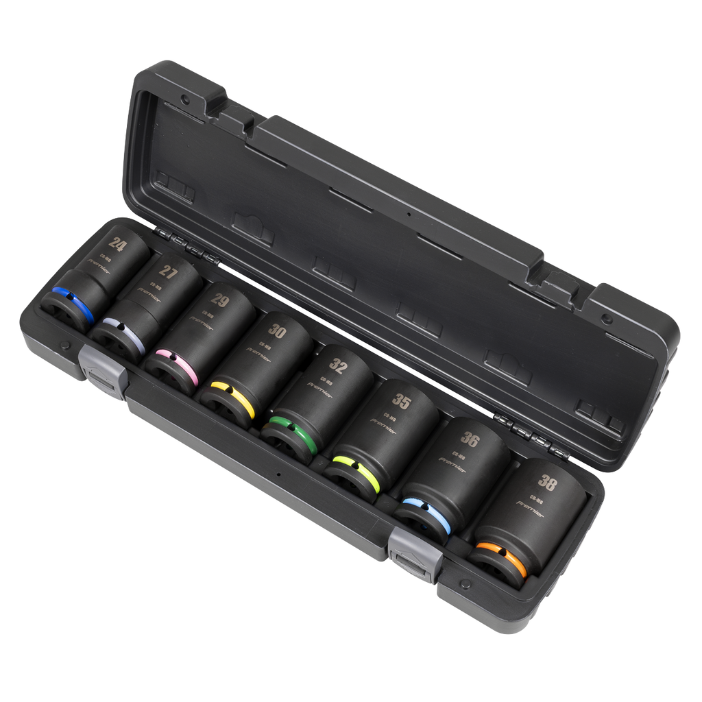 Deep Impact Socket Set 3/4"Sq Drive 8pc AK8891M