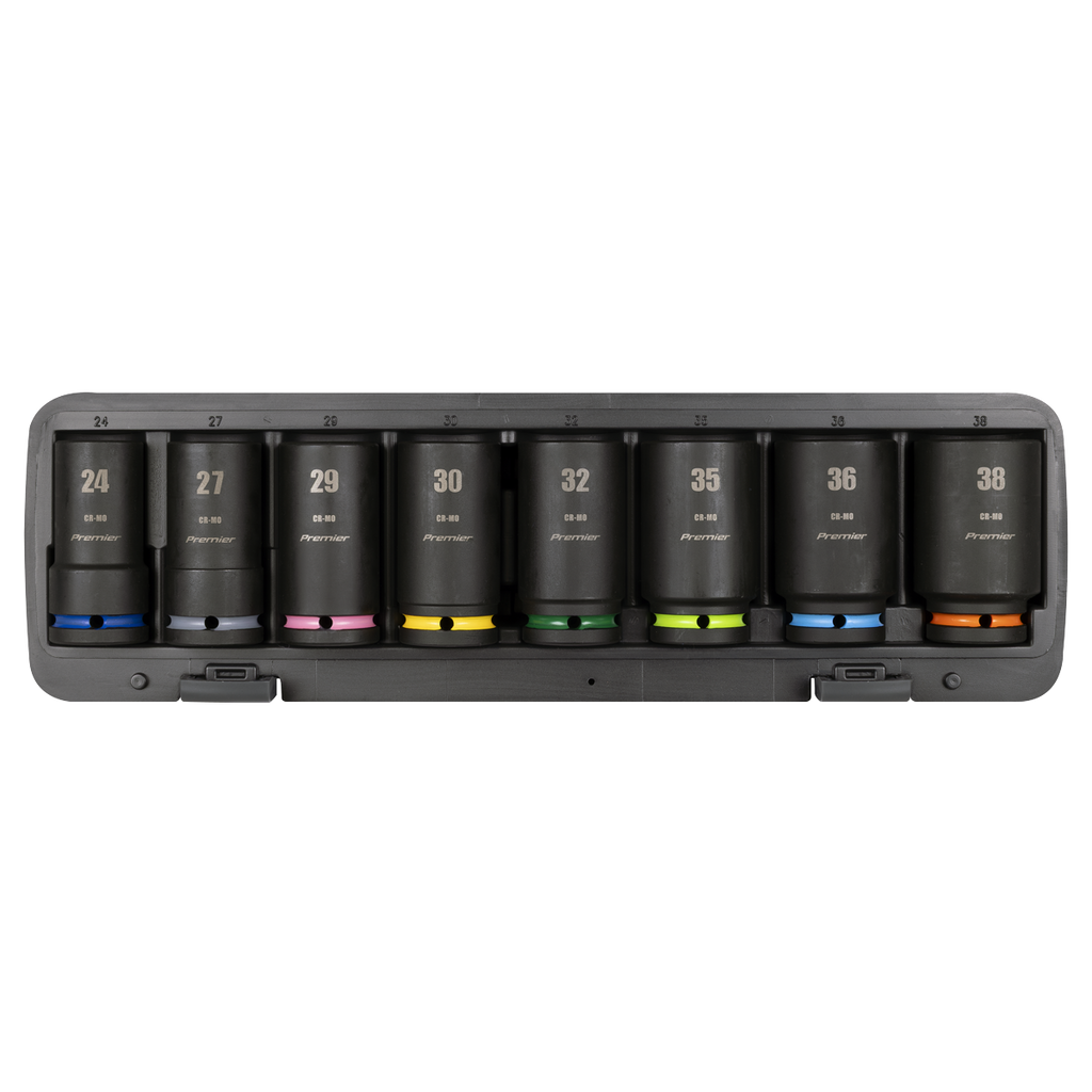 Deep Impact Socket Set 3/4"Sq Drive 8pc AK8891M