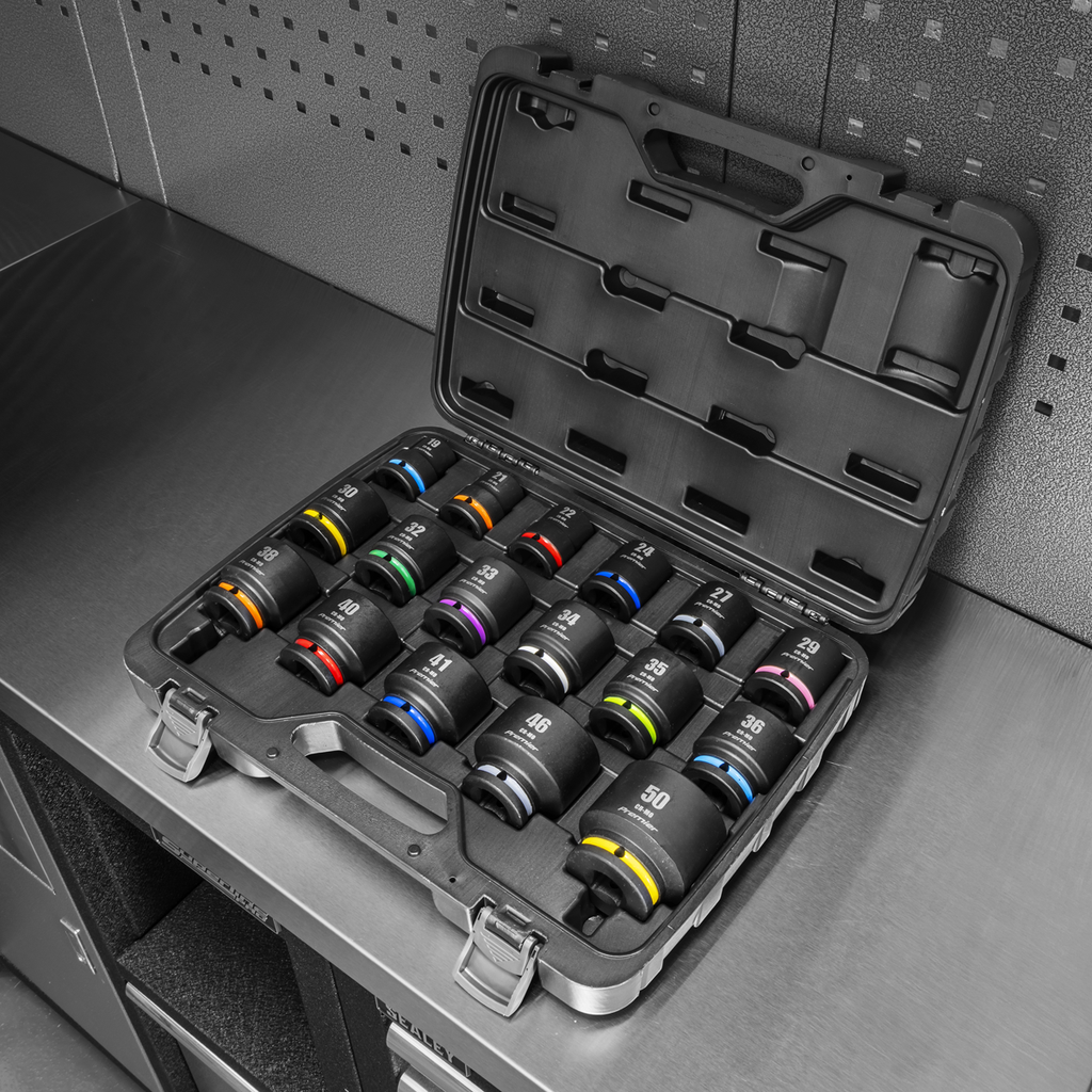 Impact Socket Set 3/4"Sq Drive 17pc AK8892M