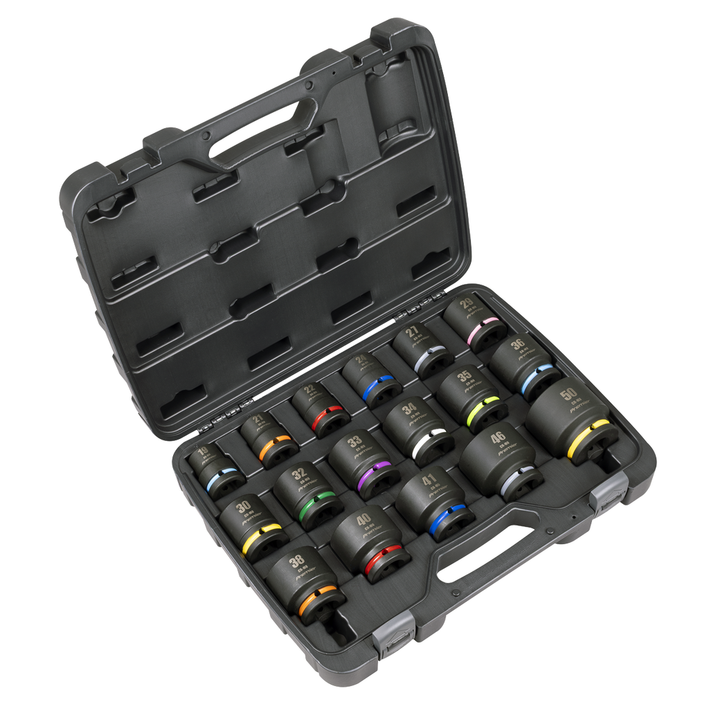 Impact Socket Set 3/4"Sq Drive 17pc AK8892M