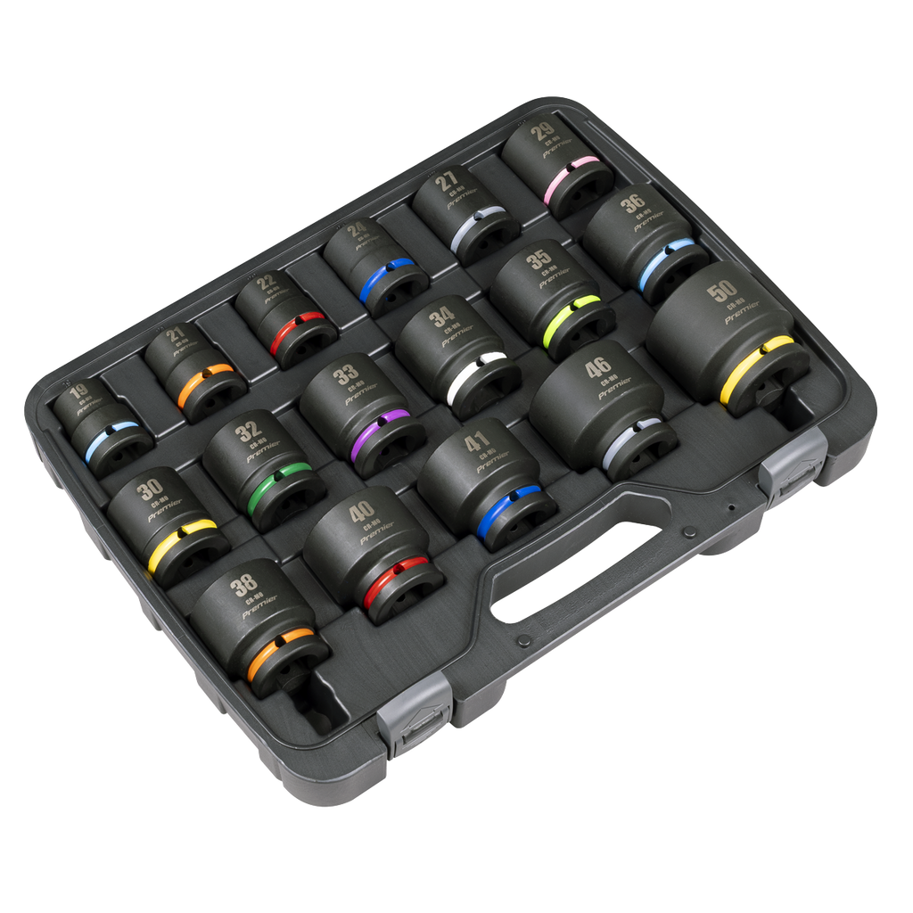 Impact Socket Set 3/4"Sq Drive 17pc AK8892M