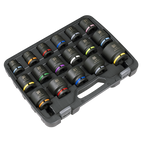 Impact Socket Set 3/4"Sq Drive 17pc AK8892M