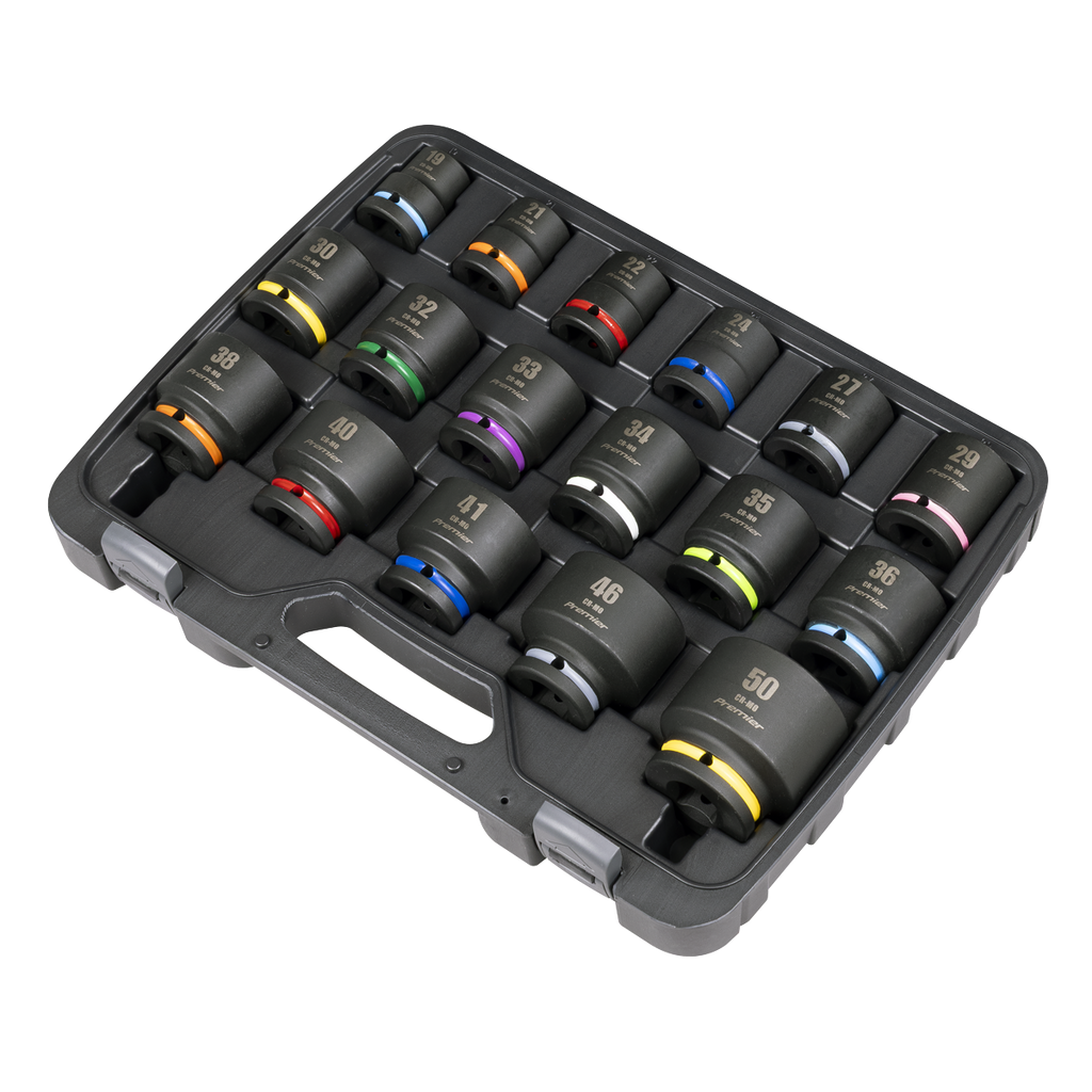 Impact Socket Set 3/4"Sq Drive 17pc AK8892M