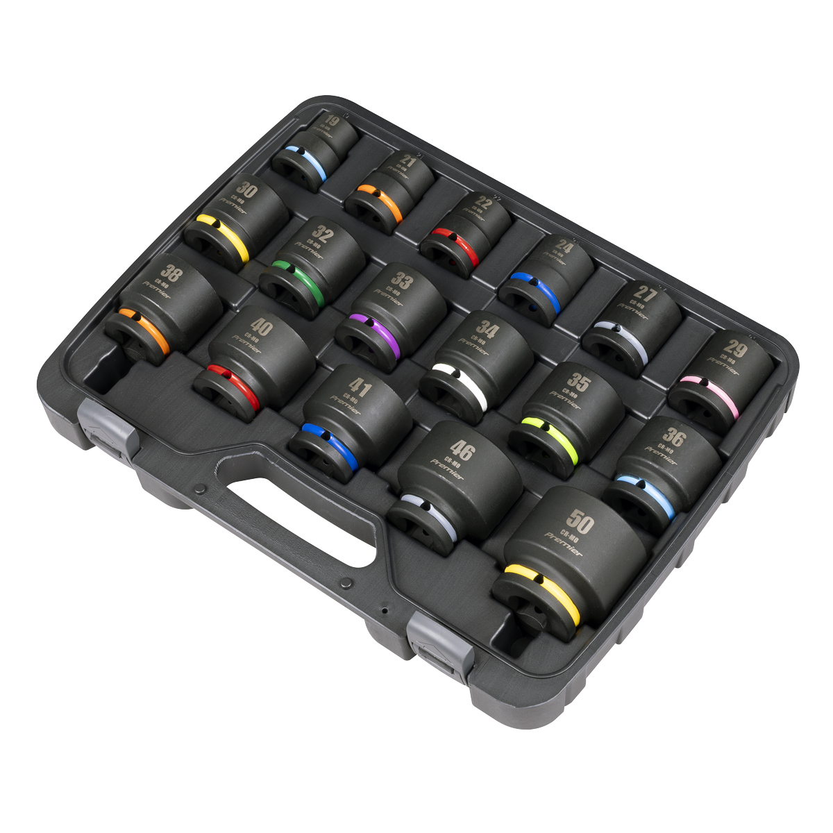 Impact Socket Set 3/4"Sq Drive 17pc AK8892M