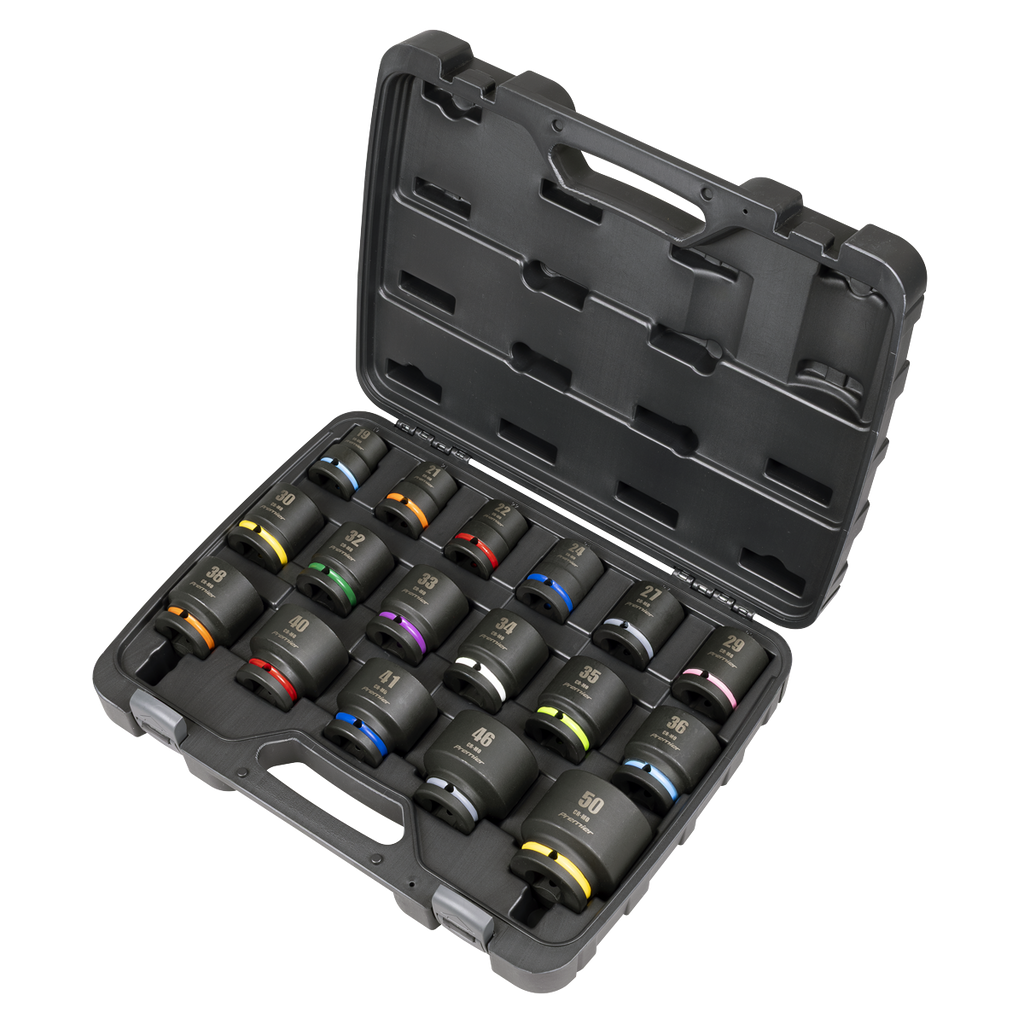Impact Socket Set 3/4"Sq Drive 17pc AK8892M