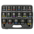 Impact Socket Set 3/4"Sq Drive 17pc AK8892M
