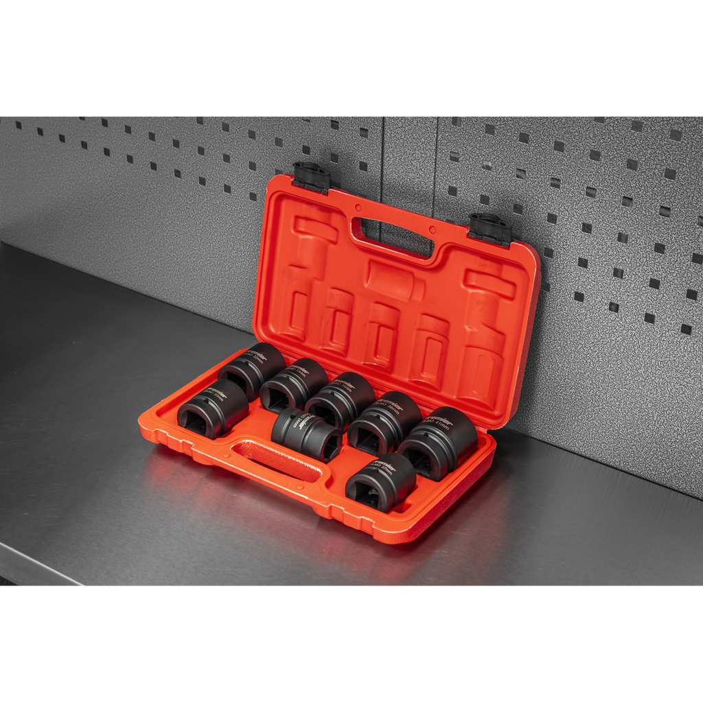 Impact Socket Set 1"Sq Drive 8pc AK889M