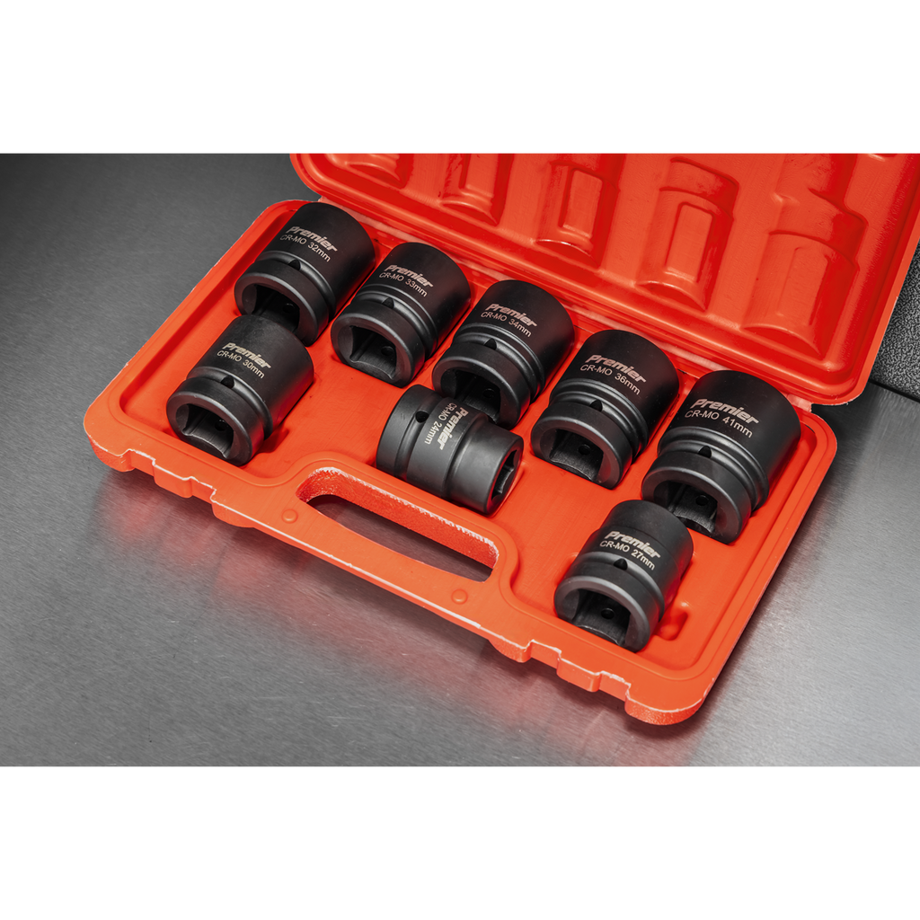 Impact Socket Set 1"Sq Drive 8pc AK889M