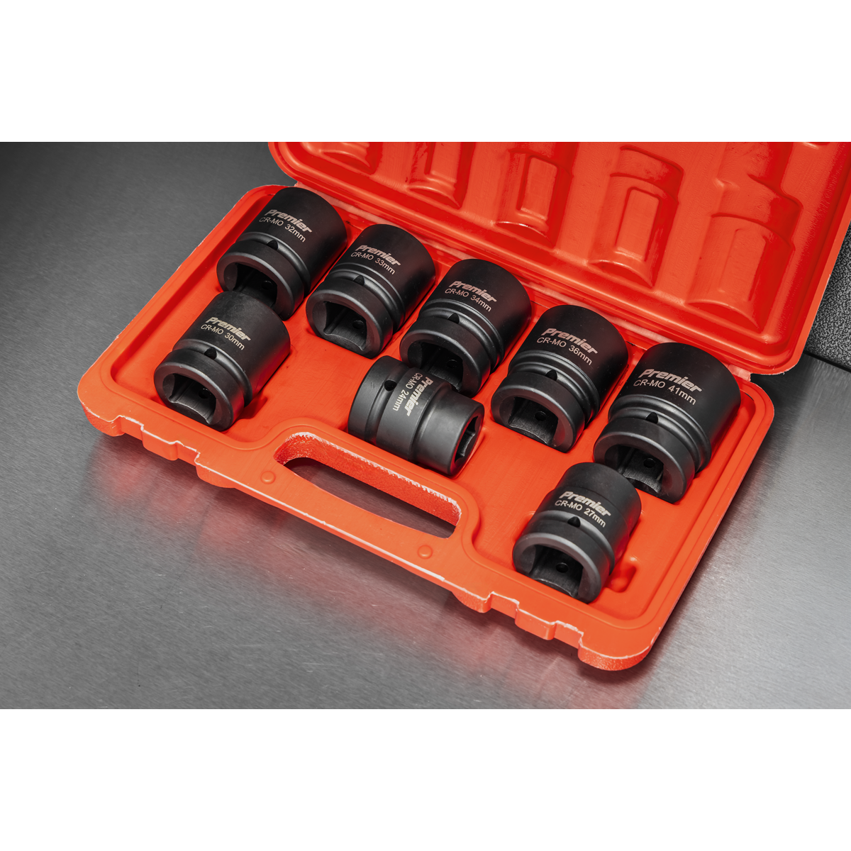 Impact Socket Set 1"Sq Drive 8pc AK889M