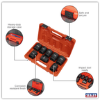Impact Socket Set 1"Sq Drive 8pc AK889M