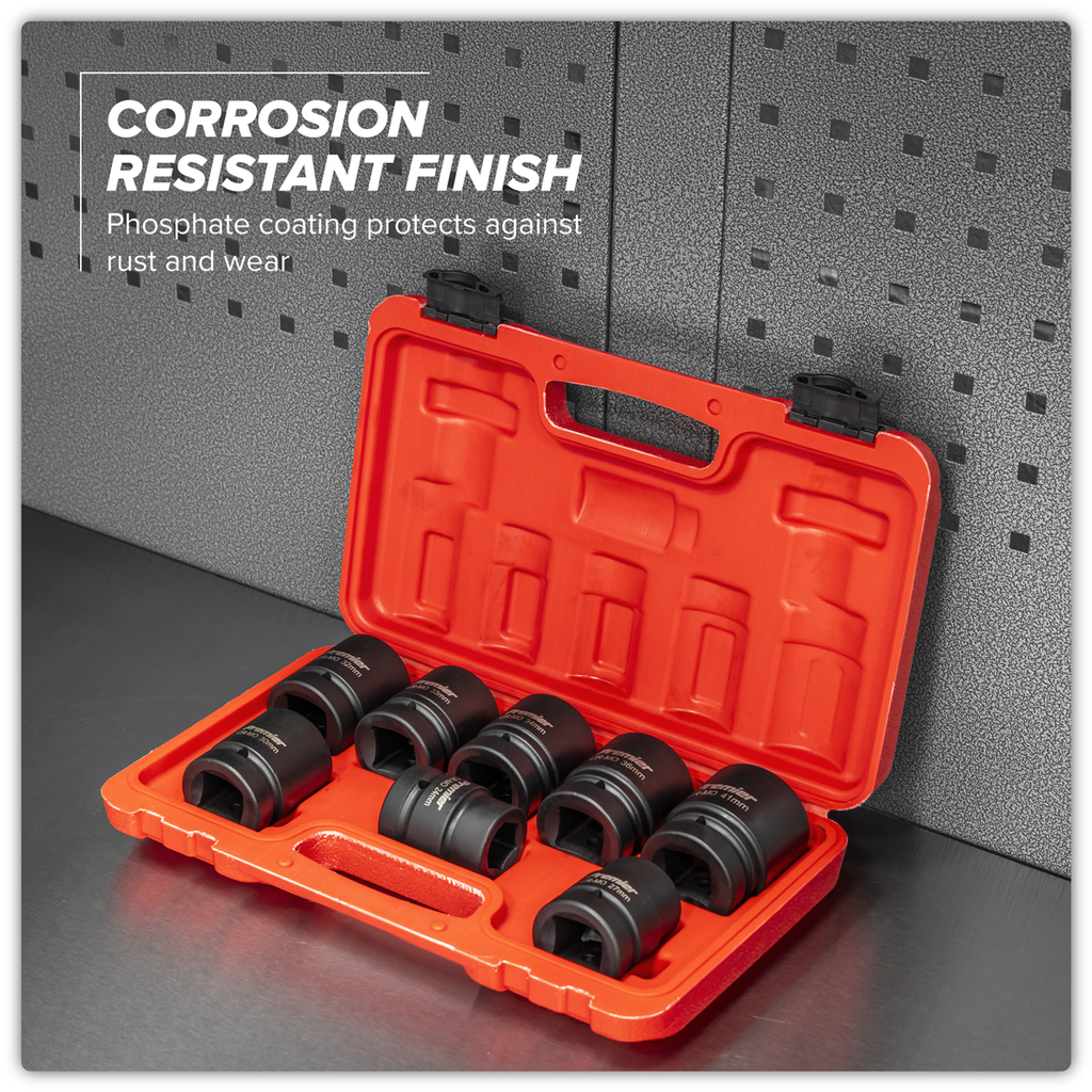 Impact Socket Set 1"Sq Drive 8pc AK889M