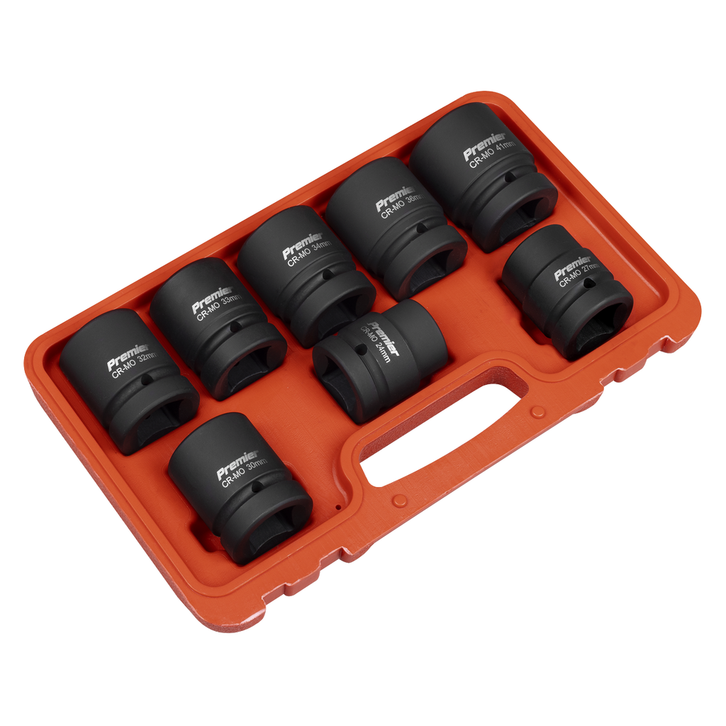 Impact Socket Set 1"Sq Drive 8pc AK889M